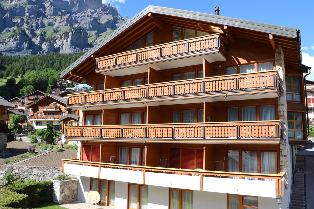 Adlerhorst Appartement Leukerbad Buitenkant foto