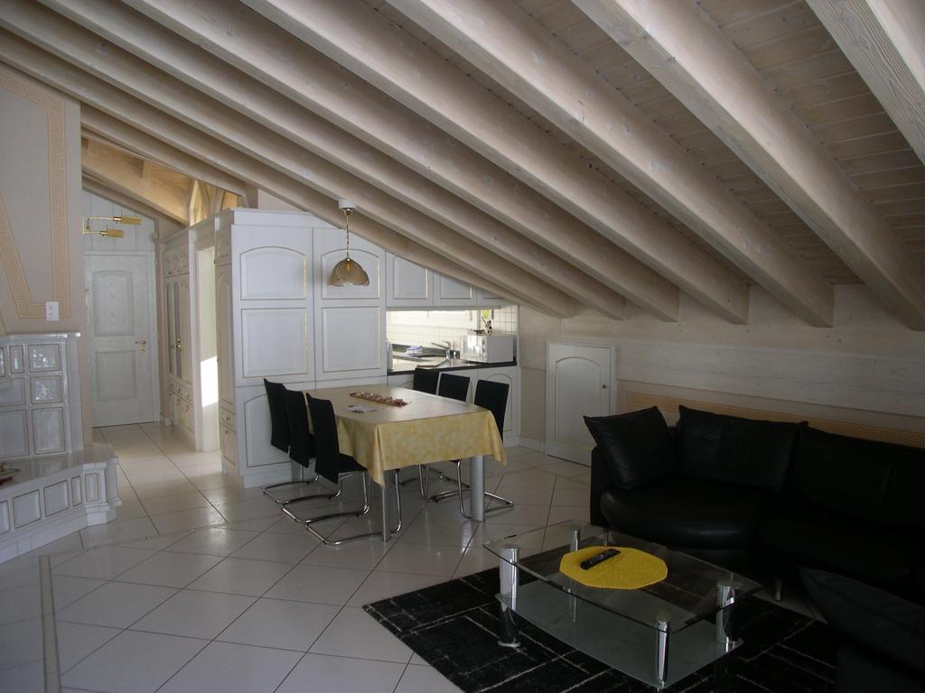 Adlerhorst Appartement Leukerbad Buitenkant foto