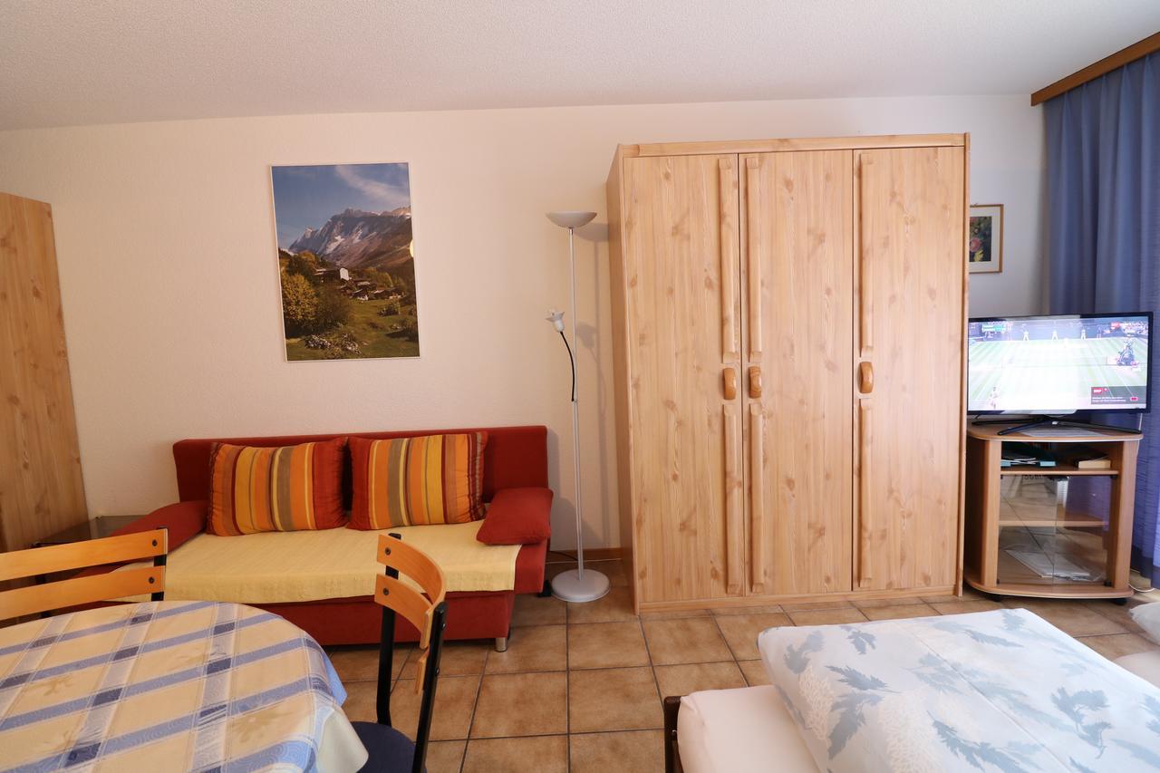 Adlerhorst Appartement Leukerbad Buitenkant foto