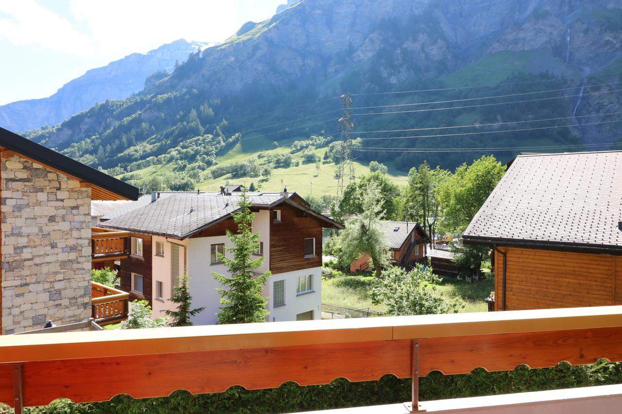 Adlerhorst Appartement Leukerbad Buitenkant foto